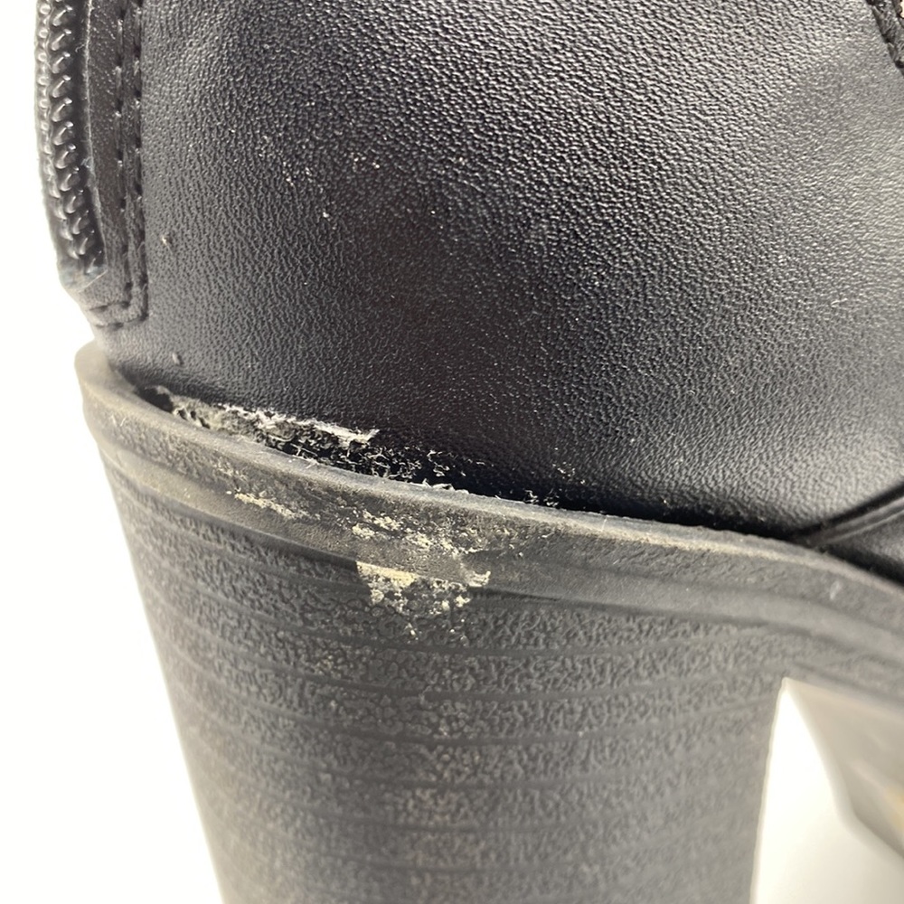 Charlotte Russe Platform Ankle Booties Buckle Black Womens Size 8 - Picture 7 of 16